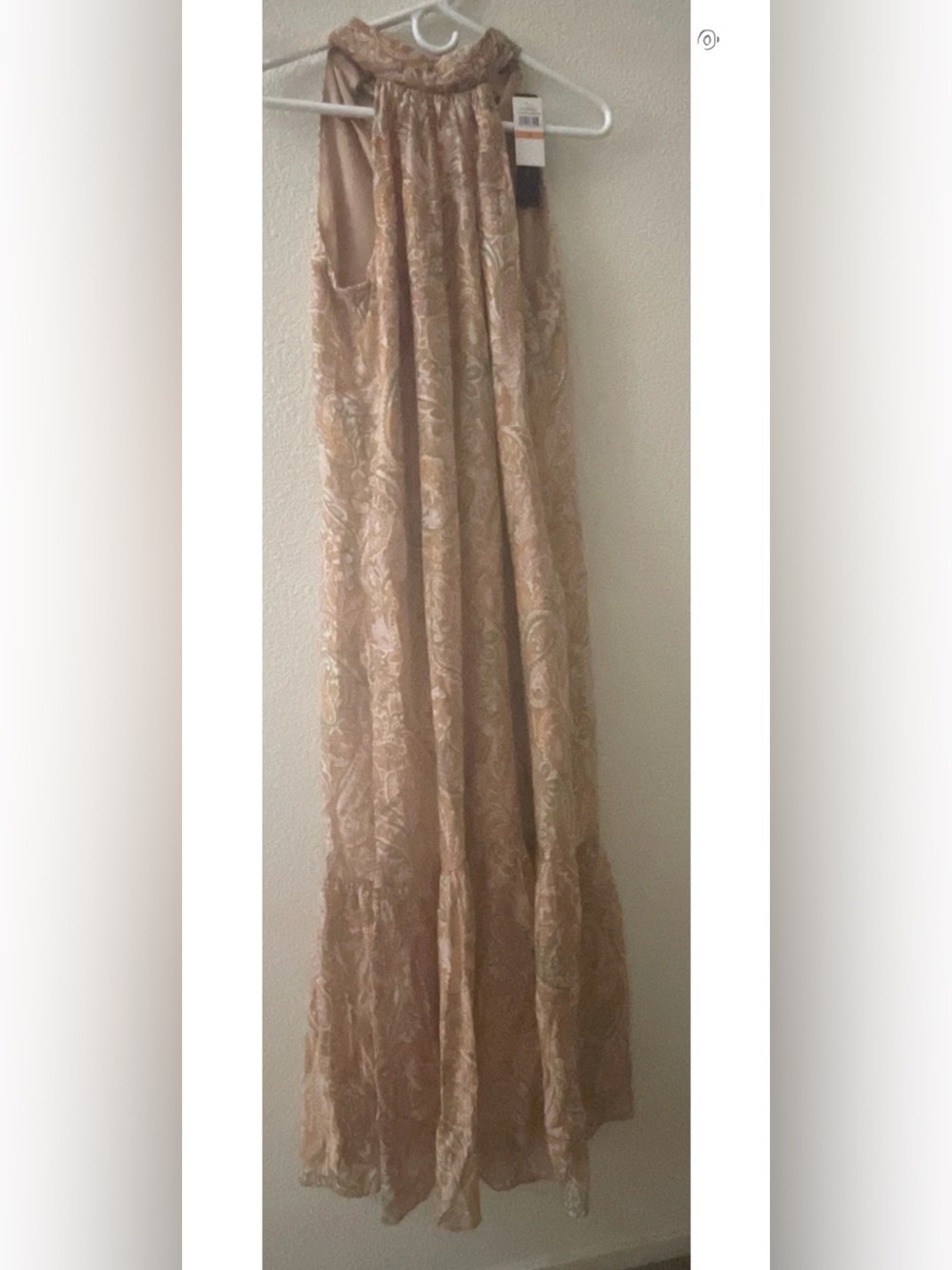 Cynthia Steffe Neutral Paisley Maxi Dress in Beige and Cream